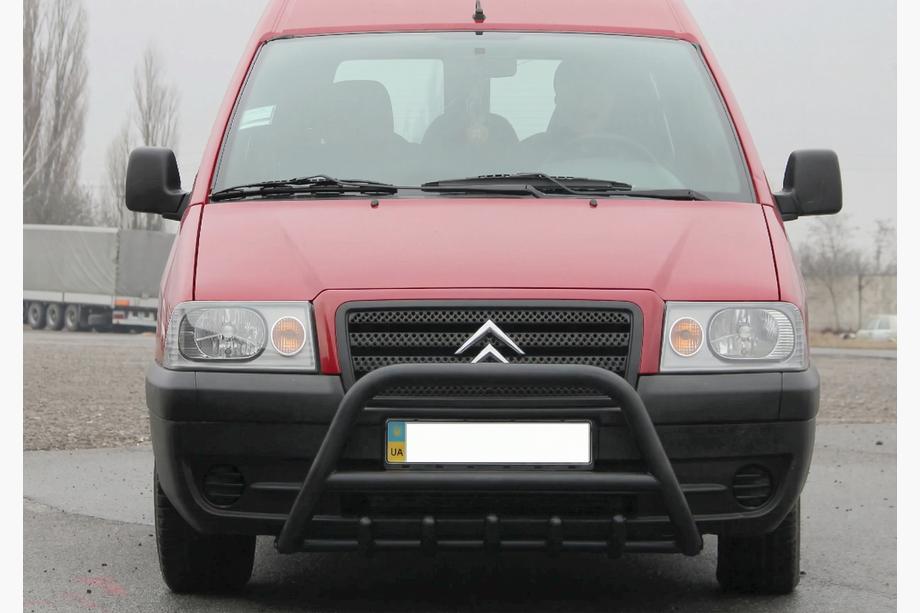Peugeot Expert 1995–2007 Bullbar WT003 Black (rustfrit stål) Foto 1