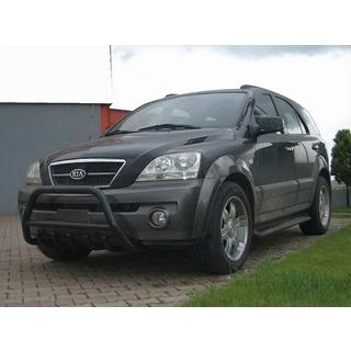 Kængurubøjle WT003 Black (rustfrit stål) Kia Sorento I BL 2002–2009 foto 1