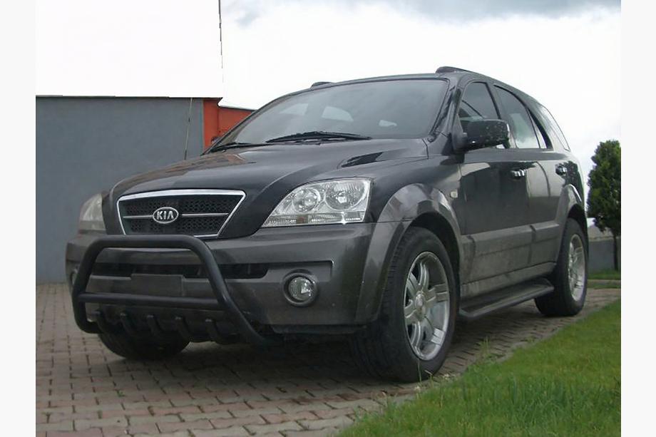 Kia Sorento I BL 2002–2009 Kængurubøjle WT003 Black (rustfrit stål) Image