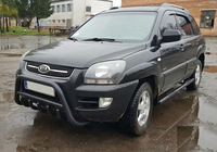 Kia Sportage 2004–2010 Kængurubøjle WT003 Black (rustfrit stål) foto 4