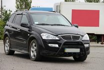 SsangYong Action 2005–2018 Frontbøjle WT004 Black (rustfrit stål) foto 3