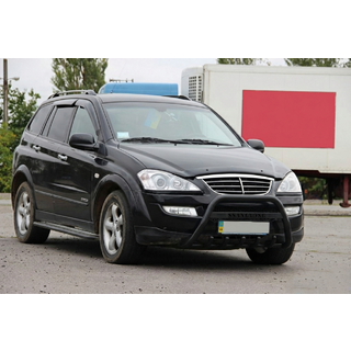 Frontbøjle WT004 Black (rustfrit stål) SsangYong Action 2005–2018 foto 3