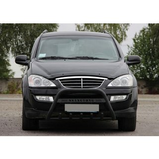 Frontbøjle WT004 Black (rustfrit stål) SsangYong Action 2005–2018 foto 2