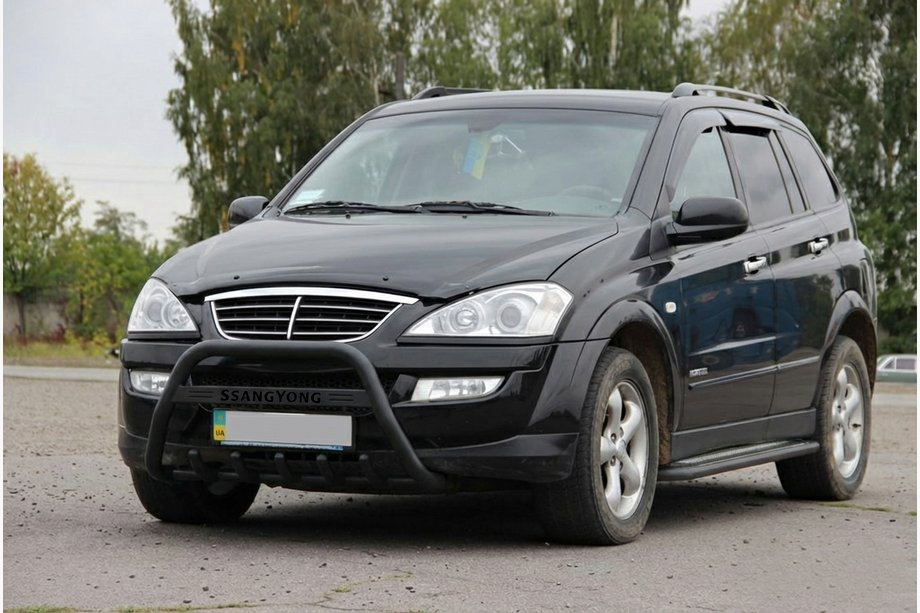SsangYong Action 2005–2018 Frontbøjle WT004 Black (rustfrit stål) Image