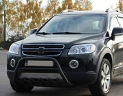 Chevrolet Captiva 2006–2019 Frontbøjle WT003 Black (rustfrit stål) foto 3