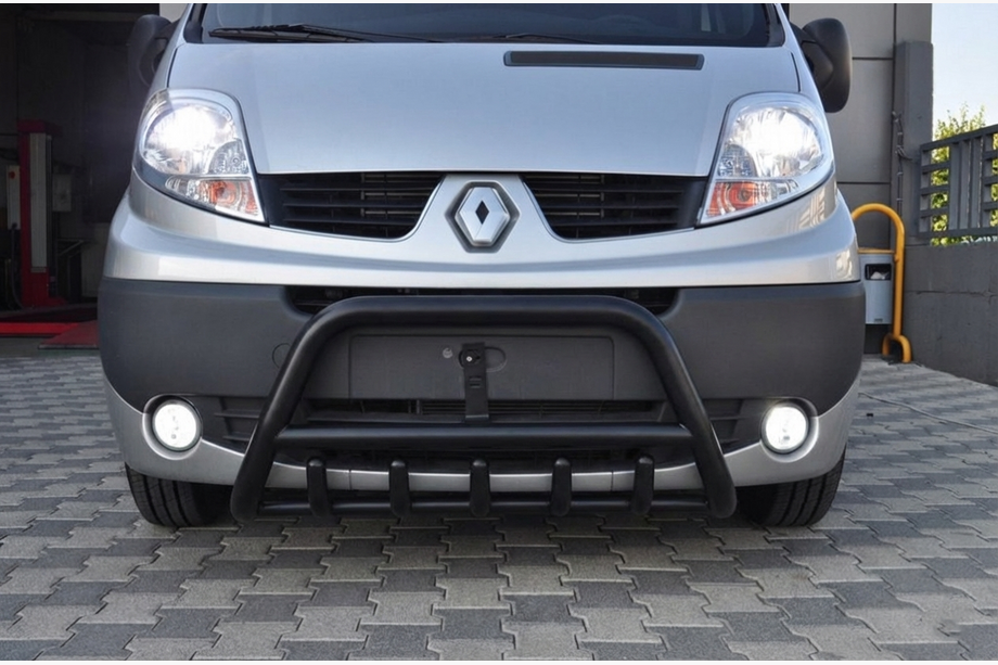 Nissan Primastar 2002–2014 Kængurubøjle WT003 Black (rustfrit stål) Image