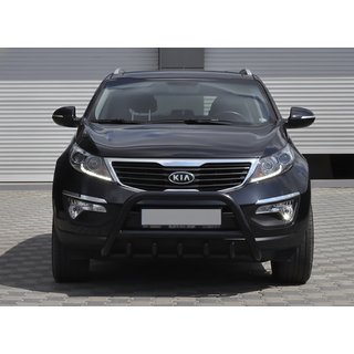 Kængurubøjle WT003 Black (rustfrit stål) Kia Sportage 2010–2015 foto 3