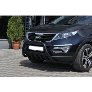 Kængurubøjle WT003 Black (rustfrit stål) Kia Sportage 2010–2015 foto 1
