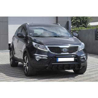 Kængurubøjle WT003 Black (rustfrit stål) Kia Sportage 2010–2015 foto 4