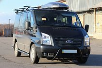 Ford Transit 2000–2014 Bullbar WT003 Black (2006-2014, rustfrit stål) foto 1
