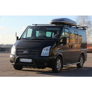 Bullbar WT003 Black (2006-2014, rustfrit stål) Ford Transit 2000–2014 foto 4