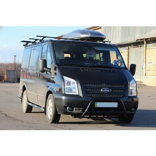 Bullbar WT003 Black (2006-2014, rustfrit stål) Ford Transit 2000–2014 foto 1