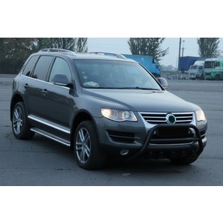 Kængurubøjle WT003 Black Special (rustfrit stål) Volkswagen Touareg 2002–2010 foto 3