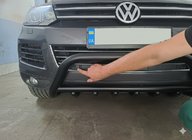 Volkswagen Touareg 2010–2018 Bullbar WT003 Black (rustfrit stål) foto 5
