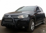 Volkswagen Touareg 2010–2018 Bullbar WT003 Black (rustfrit stål) foto 3