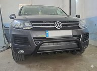 Volkswagen Touareg 2010–2018 Bullbar WT003 Black (rustfrit stål) foto 4