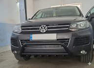 Volkswagen Touareg 2010–2018 Bullbar WT003 Black (rustfrit stål) foto 1
