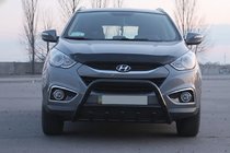 Hyundai IX-35 2010–2015 Frontbøjle WT003 Black (rustfrit stål) foto 4