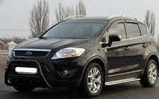 Ford Kuga 2008–2013 Kængurubøjle WT003 Black (rustfrit stål) foto 1