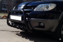 Mitsubishi Outlander 2001–2006 Kængurubøjle WT004 Black (rustfrit stål) foto 5