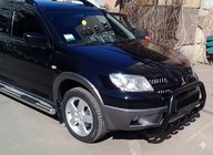 Mitsubishi Outlander 2001–2006 Kængurubøjle WT004 Black (rustfrit stål) foto 4