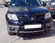 Mitsubishi Outlander 2001–2006 Kængurubøjle WT004 Black (rustfrit stål) foto 1
