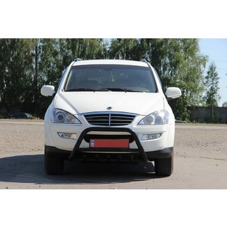 Bullbar WT003 Black (rustfrit stål) SsangYong Kyron 2005–2014 foto 3