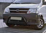 Toyota HiAce Bullbar WT003 Black (rustfrit stål) foto 1