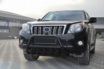 Toyota Land Cruiser Prado 150 2009–2023 Bullbar WT003 Black (rustfrit stål) foto 5