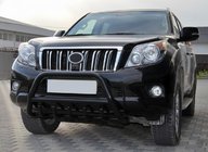 Toyota Land Cruiser Prado 150 2009–2023 Bullbar WT003 Black (rustfrit stål) foto 1