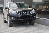 Toyota Land Cruiser Prado 150 2009–2023 Bullbar WT003 Black (rustfrit stål) foto 4