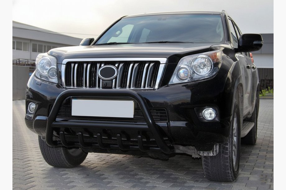 Toyota Land Cruiser Prado 150 2009–2023 Bullbar WT003 Black (rustfrit stål) Image