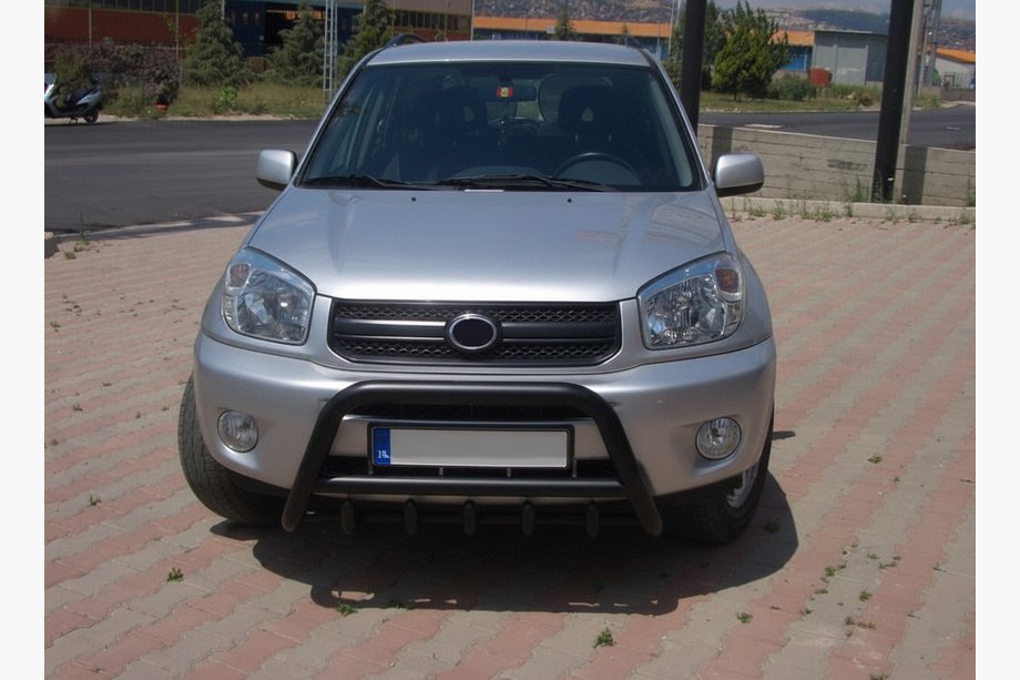Toyota Rav 4 2001–2005 Bullbar WT003 Black (rustfrit stål) Image
