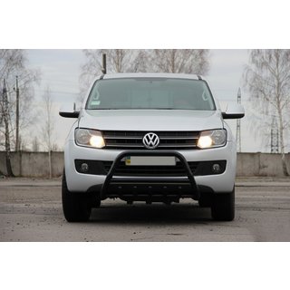 Bullbar WT003 Black (rustfrit stål) Volkswagen Amarok 2010–2022 foto 1