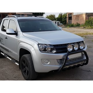 Bullbar WT003 Black (rustfrit stål) Volkswagen Amarok 2010–2022 foto 4