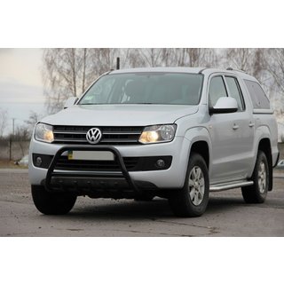 Bullbar WT003 Black (rustfrit stål) Volkswagen Amarok 2010–2022 foto 3