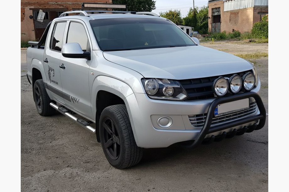 Volkswagen Amarok 2010–2022 Bullbar WT003 Black (rustfrit stål) Foto 8