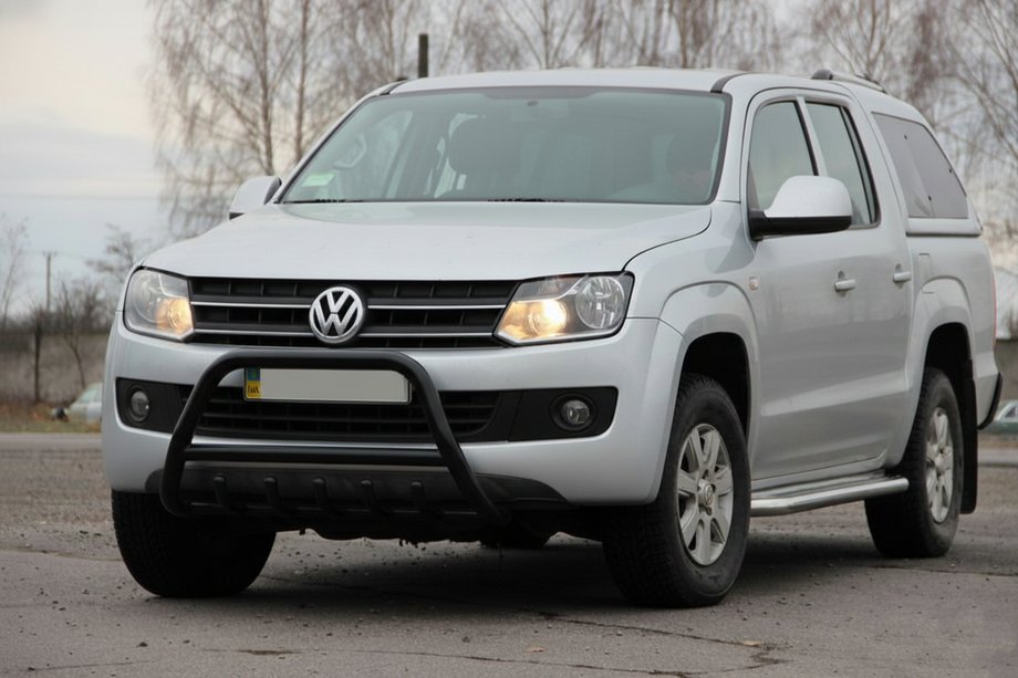 Volkswagen Amarok 2010–2022 Bullbar WT003 Black (rustfrit stål) Foto 3