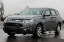 Mitsubishi Outlander 2012–2021 Kængurubøjle WT004 Black (rustfrit stål) foto 1