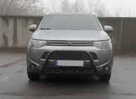 Mitsubishi Outlander 2012–2021 Kængurubøjle WT004 Black (rustfrit stål) foto 2