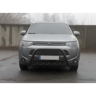 Kængurubøjle WT004 Black (rustfrit stål) Mitsubishi Outlander 2012–2021 foto 3