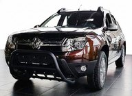 Renault Duster 2008–2017 Kængurubøjle uden logo WT003 Black (rustfrit stål) foto 1