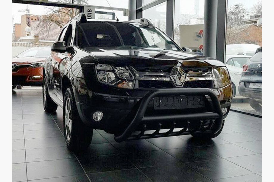 Dacia Duster 2008–2018 Kængurubøjle uden logo WT003 Black (rustfrit stål) Foto 8