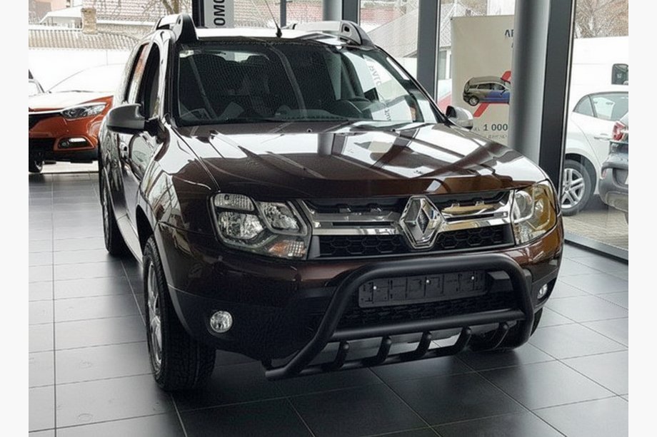 Dacia Duster 2008–2018 Kængurubøjle uden logo WT003 Black (rustfrit stål) Foto 7