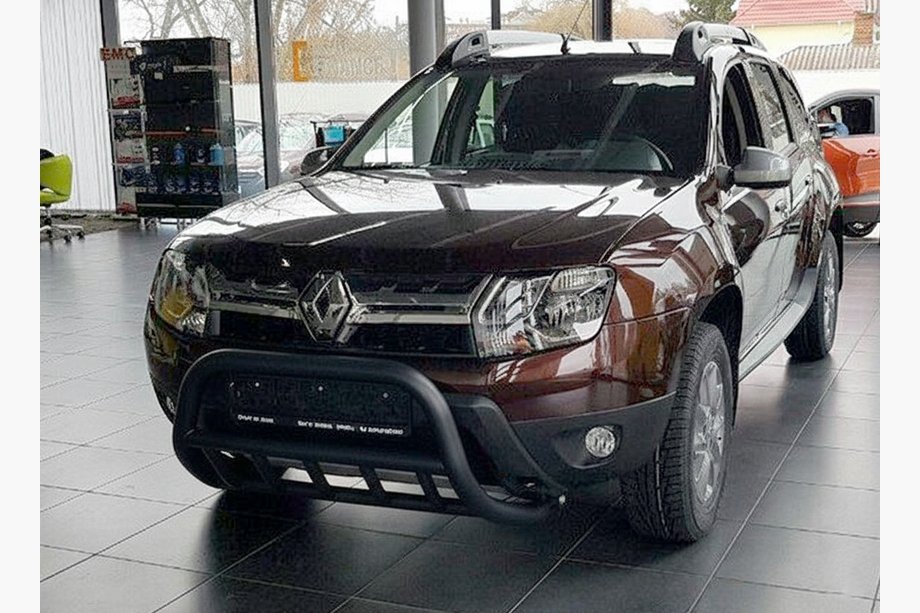 Dacia Duster 2008–2018 Kængurubøjle uden logo WT003 Black (rustfrit stål) Foto 6