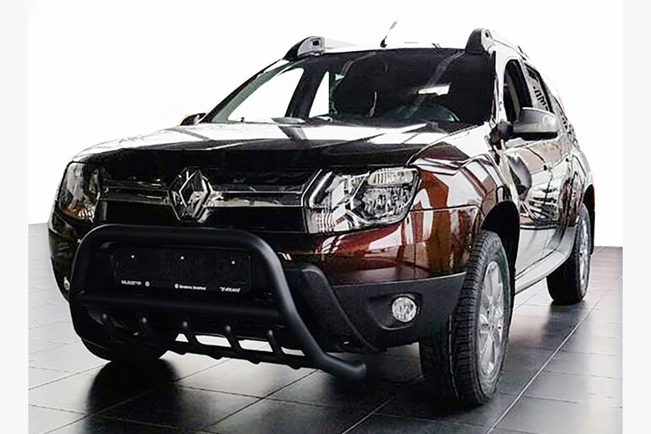 Dacia Duster 2008–2018 Kængurubøjle uden logo WT003 Black (rustfrit stål) Foto 1