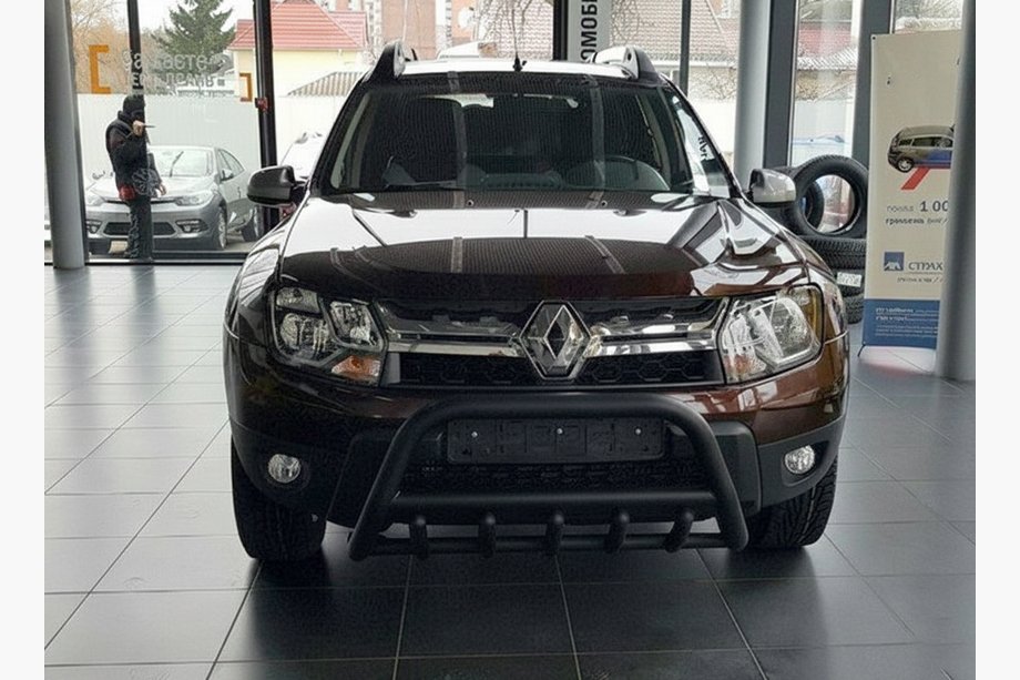 Dacia Duster 2008–2018 Kængurubøjle uden logo WT003 Black (rustfrit stål) Foto 5