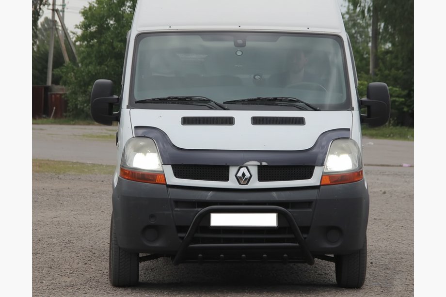 Nissan Interstar 2002–2010 Frontbøjle WT003 Black (rustfrit stål) Image