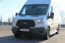 Ford Transit 2014– Kængurubøjle WT003 Black (rustfrit stål) foto 3
