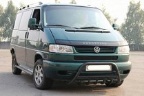 Volkswagen T4 Caravelle/Multivan 1990–2003 Frontbøjle WT004 Black (rustfrit stål) foto 1